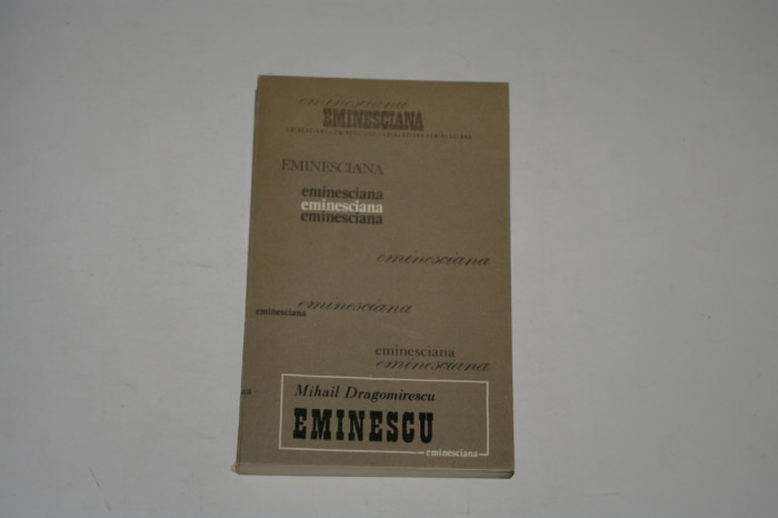 Eminescu - Mihail Dragomirescu