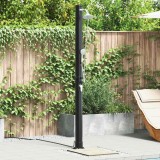 Duș solar de grădină cu cap de duș portabil, 217 cm, 20 L