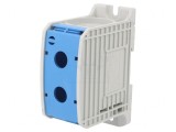 Conector &Icirc;mbinare Șine 300mm2 1 Pista 2 Borne Albastru STB
