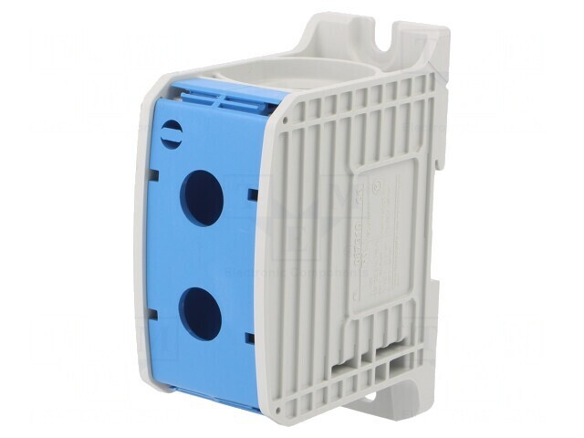 Conector &Icirc;mbinare Șine 300mm2 1 Pista 2 Borne Albastru STB