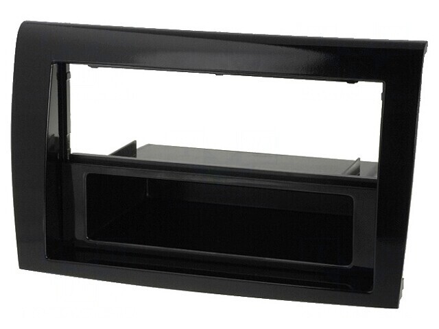 Cadru radio Fiat 2 DIN negru lucios