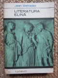 Jean Defradas - Literatura elină (editia 1968)