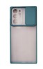 Huse siliconcu protectie camera slide Samsung Galaxy Note 20 Ultra , Verde, Alt model telefon Samsung, Silicon, Husa