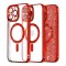 Husa MagSafe pentru Apple iPhone 12 Pro Max, Techsuit, Luxury Glitter, Rosie