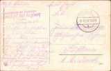 HST CP46 Carte postala germană 1917 Deutsche Feldpost 411, Circulata, Printata
