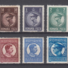 ROMANIA 1932 LP 96 REGELE CAROL II UZUALE FILIGRAN CC GUMA ORIGINALA SARNIERA