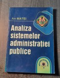 Analiza sistemelor administratiei publice Ani Matei