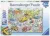 Puzzle Utilaje In Oras, 100 Piese, Ravensburger