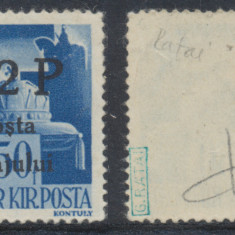 1945 Posta Salajului timbru local neuzat 2P/50f autentic MNH tiraj 250 exemplare