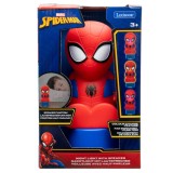 Lampa de veghe cu lumini LED si difuzor, Lexibook, Spiderman