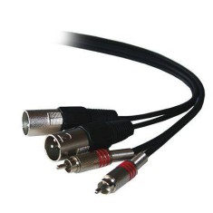 Cablu 2x RCA tata - 2x XLR tata 5m ibiza foto