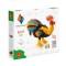 Joc Origami 3D model cocos cu 517 piese din carton