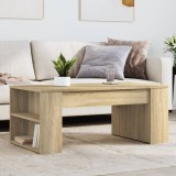 Gossi masuta de cafea, stejar sonoma, 102x55x42 cm, lemn prelucrat