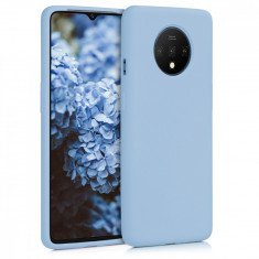 Husa pentru OnePlus 7T, Silicon, Albastru, 50403.58 foto