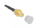 Protectie impotriva prafului pentru SMA plug set 10 buc transparente, Delock 60163