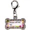 Accesoriu Bijuterie C&acirc;ine, Model Os, Multicolor, Etichetă Personalizabilă