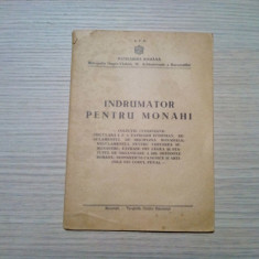 INDRUMATOR PENTRU MONAHI - Ordin Circular nr. 7334/1948 - Patriarhia Romana, 34p