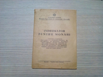 INDRUMATOR PENTRU MONAHI - Ordin Circular nr. 7334/1948 - Patriarhia Romana, 34p foto