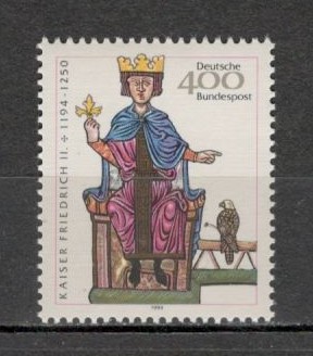 Germania.1994 800 ani nastere Imparatul Friedrich II-Miniatura MG.837 foto