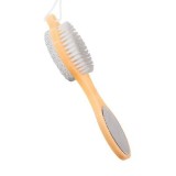 Cumpara ieftin Instrument pedichiura 4-in-1, pentru ingrijirea talpilor, cu perie, piatra ponce, pila metalica si suprafata de netezire, exfoliere si indepartare pie