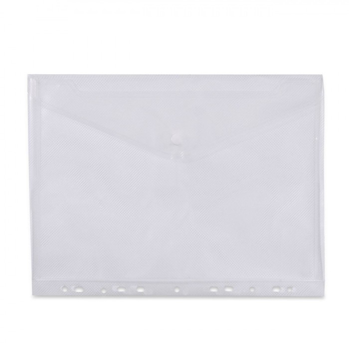 Mapă Cu Capsă, A4, Transparentă, Perforată