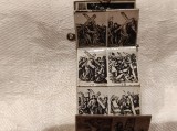 MEDALION DRUMUL CRUCII 1900 manopera EXCEPTIONALA superb UNIC de colectie SUPERB