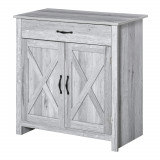 HOMCOM Bufet de Bucatarie Stil Country, Mobilier Multifunctional