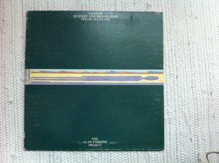 alan parsons project tales of mystery and imagination 1976 limited edition gold translucent disc vinyl lp muzica prog rock VG+