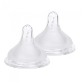 Set tetine premium din silicon pentru biberon Spectra, marimea XS