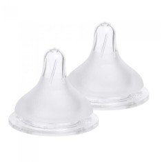 Set tetine premium din silicon pentru biberon Spectra, marimea XS