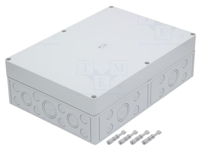 Carcasă universală PC IP66 gri