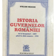 Stelian Neagoe - Istoria Guvernelor României (editia 1995)
