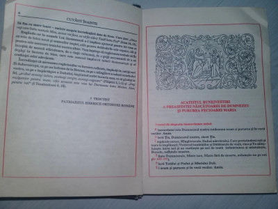 Carte religioasa veche,ACATISTIER,Ed.SFINTEI ARHIEPISCOPII A BUCURESTILOR, foto