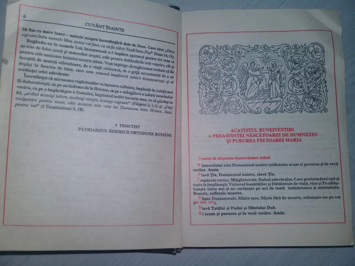 Carte religioasa veche,ACATISTIER,Ed.SFINTEI ARHIEPISCOPII A BUCURESTILOR,