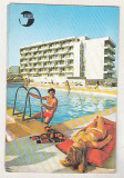 Bnk cp Venus - Hotel Silvia - carte postala QSL circulata, Printata, Constanta