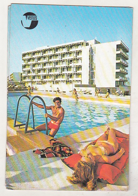 bnk cp Venus - Hotel Silvia - carte postala QSL circulata