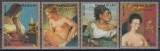 Paraguay 1971 - Luvru - Picturi cu femei, Serie scurta (lipsa val. 0.30 G), MNH, Nestampilat