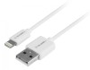 Cablu de incarcare si transfer de date GoGEN, USB la Lightning, 2 metri, alb