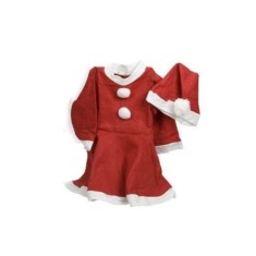 Costum Craciunita pentru fetite, Rosu, 54 cm x 25 cm
