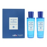 Set Acqua di Parma: Blu Mediterraneo - Fico di Amalfi, Eau De Toilette, Unisex, 30 ml + Blue Mediterraneo - Mirto di Panarea, Ea