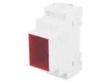 Carcasă pentru şină DIN 90mm X 35mm Z 65mm ABS gri UL94V-0