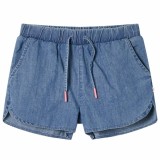 Cumpara ieftin Pantaloni scurți pentru copii, albastru denim, 104