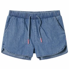 Pantaloni scurți pentru copii, albastru denim, 104 10890