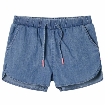 Pantaloni scurți pentru copii, albastru denim, 104 10890 foto