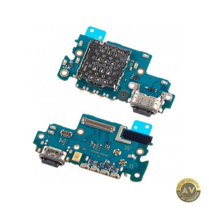 Placa cu Conector Incarcare - Microfon - Modul Cititor SIM Samsung Galaxy A53 5G A536 Service Pack GH59-15556A