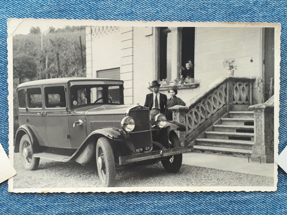 175 - Fotografie veche cu automobil / auto / masina de epoca | Okazii.ro