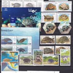 Fauna testoase lot serii complete MNH ww81