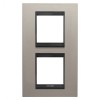 Rama Ornament 2P verticala metal LUX Gewiss Chorus aluminiu lavy GW16224WS