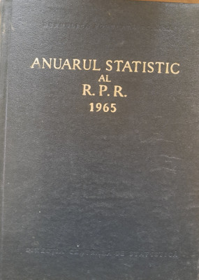 Anuarul statistic al RPR 1965 foto