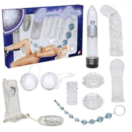 Set jucarii sexuale Crystal Clear